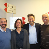 Toni Weiler (UOL), Kathrin Bäuerle (SPD), Christian Ricken (FW), Albert Titscher (CSU)