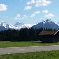 Blick Langenwang Richtung Oberstdorf